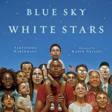 This image shows the cover of the Blue Sky White Stars.