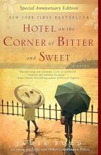 This image shows the cover of the book Hotel on the Corner of Bitter and Sweet.